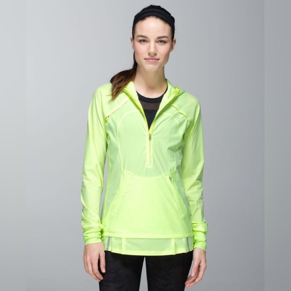 lululemon athletica Jackets & Blazers - Lululemon Athletica Neon Yellow/Green Lightweight Training Jacket